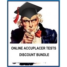 Accuplacer Online Practice Tests DISCOUNT BUNDLE with Free Study Guide