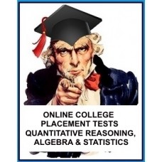 Online College Placement Quantitative Reasoning, Algebra, and Statistics Tests